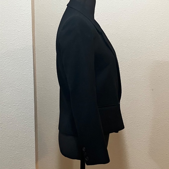 Jones, New York, black wool, high, waisted blazer - Picture 5 of 6